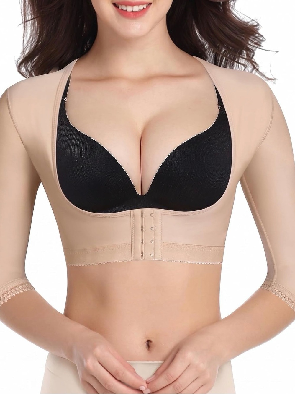 Nude Upper Arm Shaper Post-Surgical Compression